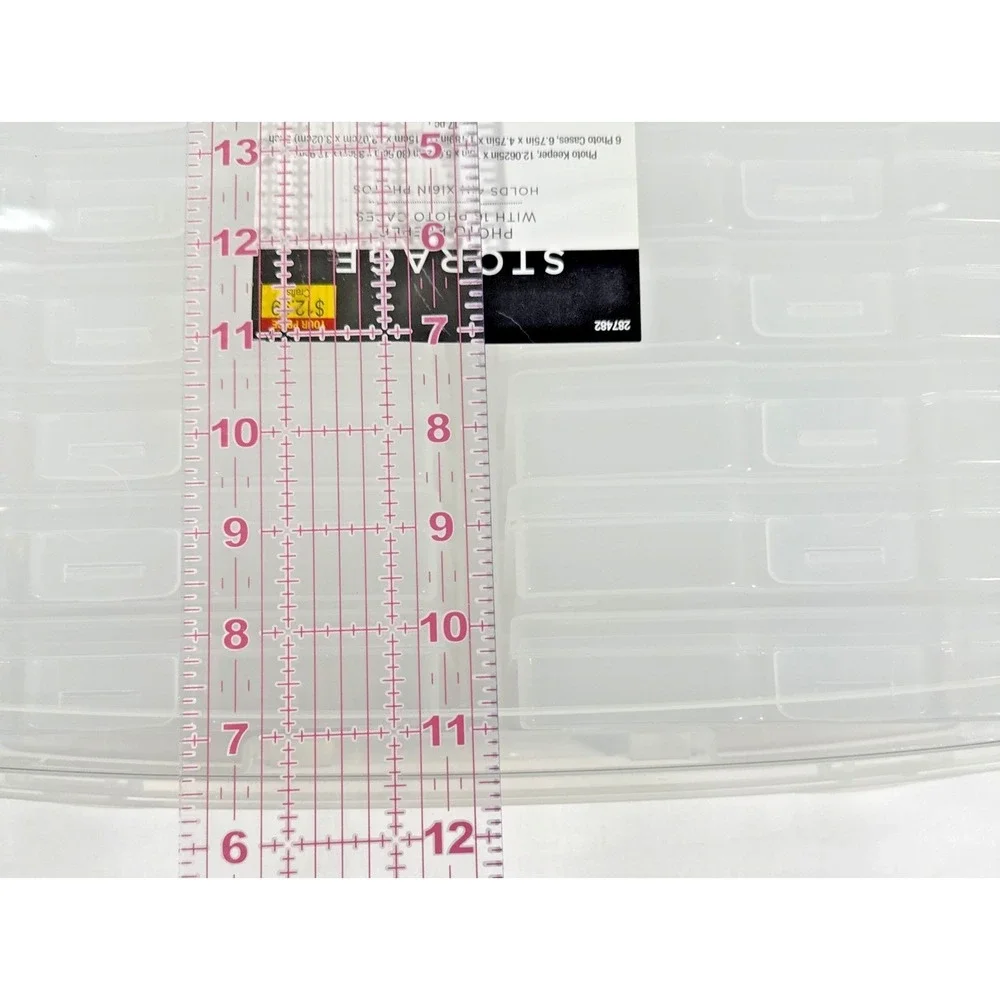 Hobby Lobby Photo Keeper Storage Case 16 Inner Cases Clear 4x6 Organizer